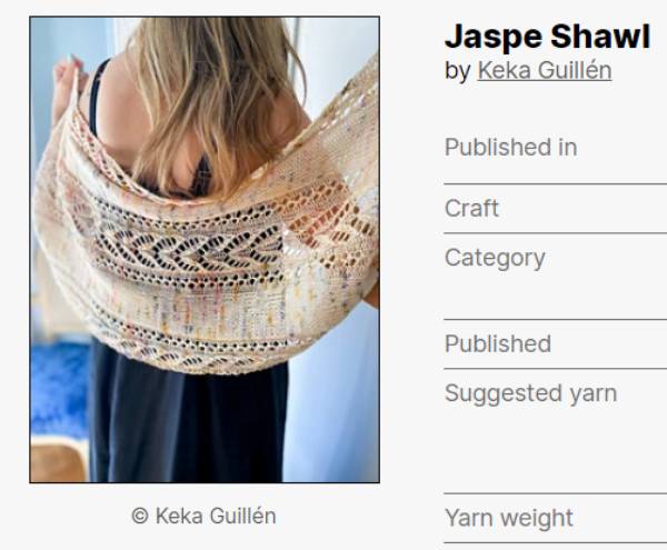 Jaspe Shawl de @keka.guillen 